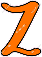 CUL 23.5" Individuals - Flat Orange Z