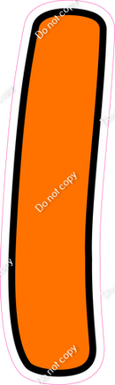 CUL 23.5" Individuals - Flat Orange 1