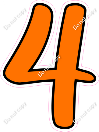 CUL 23.5" Individuals - Flat Orange 4