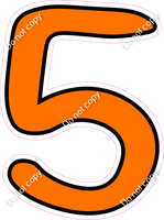 CUL 23.5" Individuals - Flat Orange 5