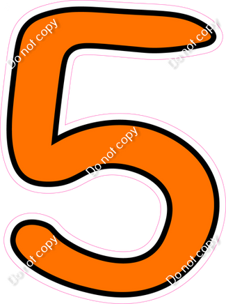 CUL 23.5" Individuals - Flat Orange 5