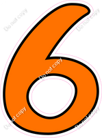 CUL 23.5" Individuals - Flat Orange 6