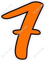 CUL 23.5" Individuals - Flat Orange 7