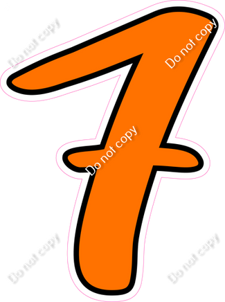 CUL 23.5" Individuals - Flat Orange 7