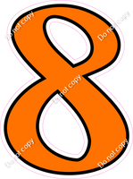 CUL 23.5" Individuals - Flat Orange 8