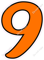 CUL 23.5" Individuals - Flat Orange 9