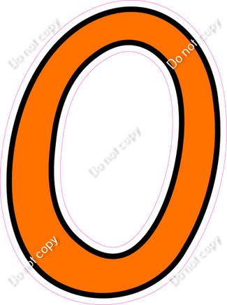 CUL 23.5" Individuals - Flat Orange