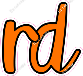 CUL 23.5" Individuals - Flat Orange RD