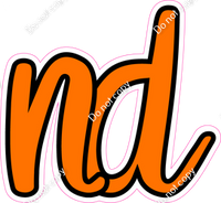 CUL 23.5" Individuals - Flat Orange ND