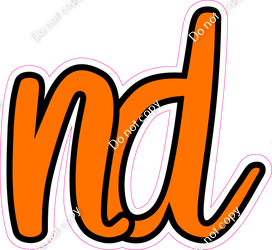 CUL 23.5" Individuals - Flat Orange ND