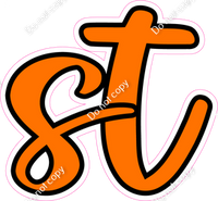 CUL 23.5" Individuals - Flat Orange ST