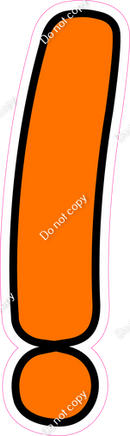 CUL 23.5" Individuals - Flat Orange !