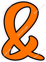 CUL 23.5" Individuals - Flat Orange &