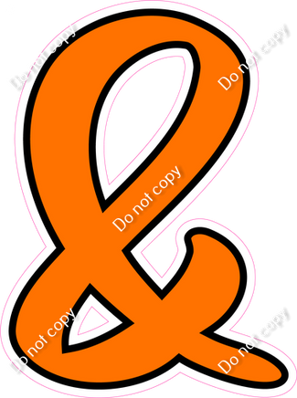 CUL 23.5" Individuals - Flat Orange &