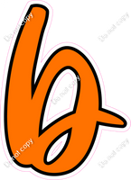 CUL 23.5" Individuals - Flat Orange b