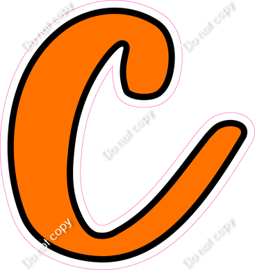 CUL 23.5" Individuals - Flat Orange c