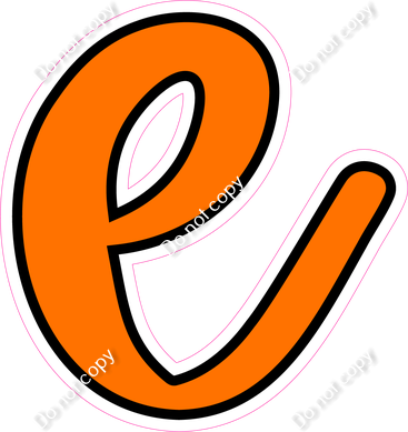 CUL 23.5" Individuals - Flat Orange e