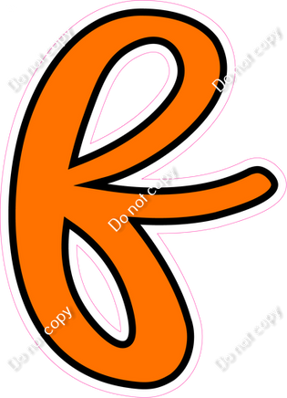 CUL 23.5" Individuals - Flat Orange f