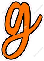 CUL 23.5" Individuals - Flat Orange g