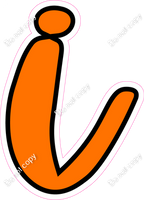 CUL 23.5" Individuals - Flat Orange i