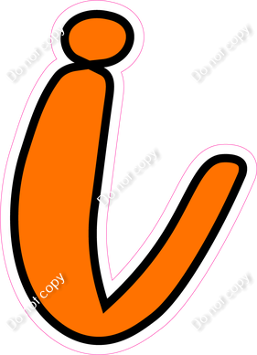 CUL 23.5" Individuals - Flat Orange i