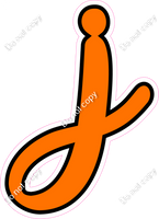 CUL 23.5" Individuals - Flat Orange j