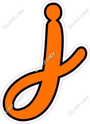 CUL 23.5" Individuals - Flat Orange j