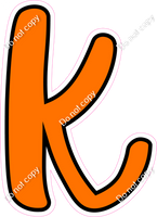 CUL 23.5" Individuals - Flat Orange k