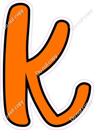 CUL 23.5" Individuals - Flat Orange k