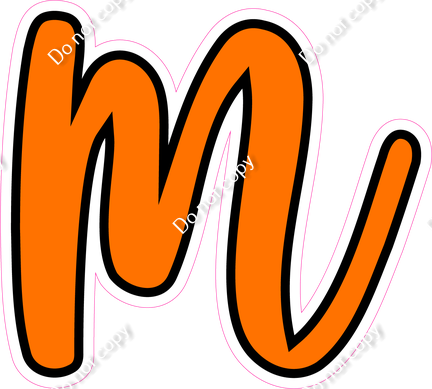 CUL 23.5" Individuals - Flat Orange m