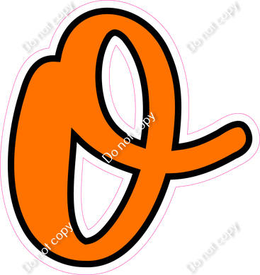 CUL 23.5" Individuals - Flat Orange o