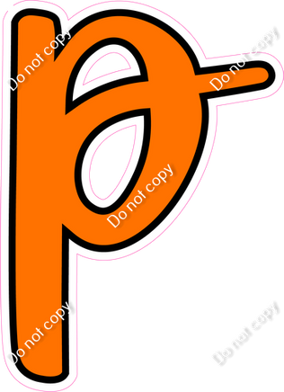 CUL 23.5" Individuals - Flat Orange p