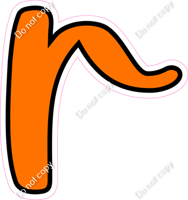 CUL 23.5" Individuals - Flat Orange r