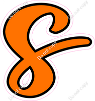 CUL 23.5" Individuals - Flat Orange s