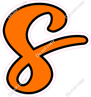 CUL 23.5" Individuals - Flat Orange s