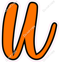 CUL 23.5" Individuals - Flat Orange u