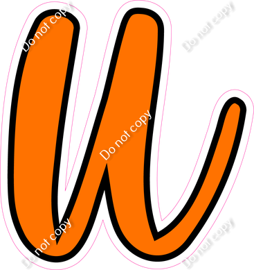 CUL 23.5" Individuals - Flat Orange u