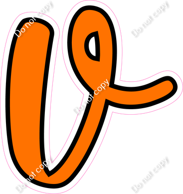 CUL 23.5" Individuals - Flat Orange v