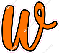 CUL 23.5" Individuals - Flat Orange w