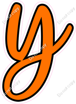 CUL 23.5" Individuals - Flat Orange y