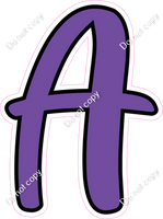 CUL 23.5" Individuals - Flat Purple A