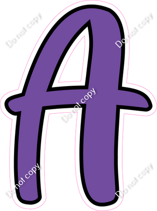 CUL 23.5" Individuals - Flat Purple A