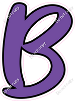 CUL 23.5" Individuals - Flat Purple B