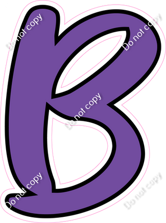 CUL 23.5" Individuals - Flat Purple B