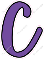 CUL 23.5" Individuals - Flat Purple C