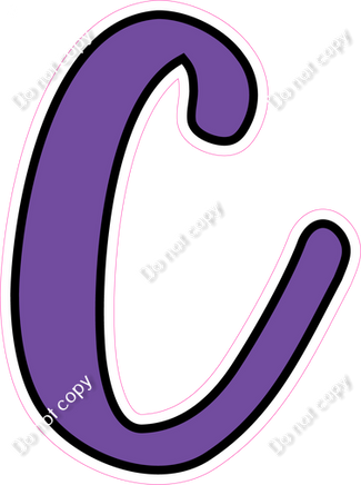 CUL 23.5" Individuals - Flat Purple C