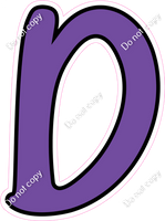 CUL 23.5" Individuals - Flat Purple D