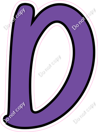 CUL 23.5" Individuals - Flat Purple D