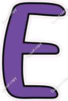 CUL 23.5" Individuals - Flat Purple E