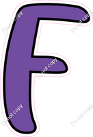 CUL 23.5" Individuals - Flat Purple F